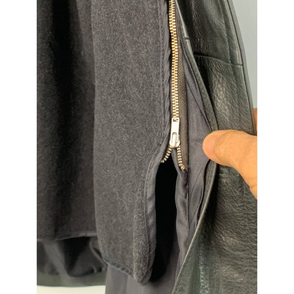 Coach Black Leather Jacket - Picture 6 of 11